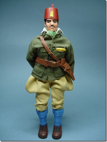 Sargento de la división 105 en uniforme de campaña – Tropas regulares de Marruecos. Escala 1/10 madelman custom