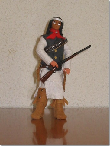 INDIO APACHE CHIRICAGUA Escala 1/10 madelman custom