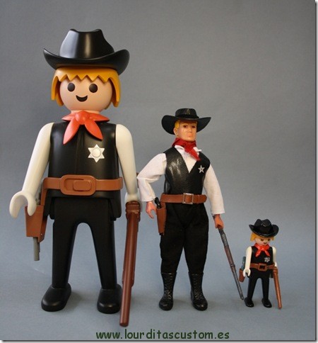 SHERIFF MADELMAN–PLAYMOBIL Escala 1/10 madelman custom