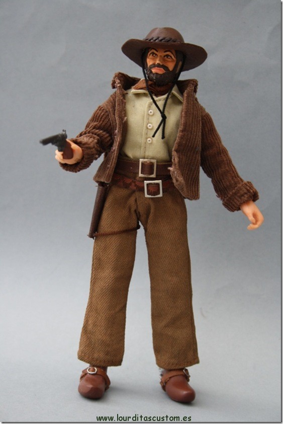 ELI WALLACH (EL FEO) Figura articulada Escala 1/10 madelman custom