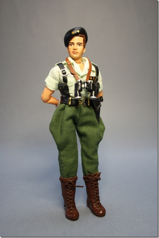 TENIENTE DE LA BANDERA DE CARROS LIGEROS DE LA LEGION Figura articulada Escala 1/10 madelman custom