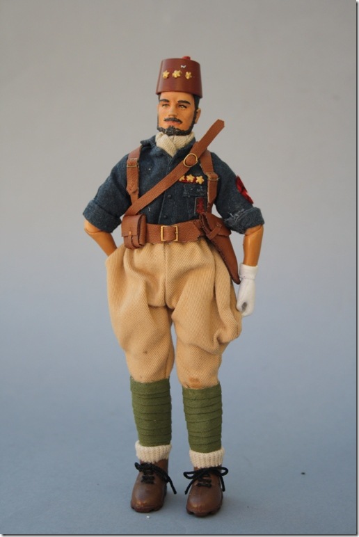 CAPITAN DE BANDERA DE MARRUECOS Figura articulada Escala 1/10 madelman custom