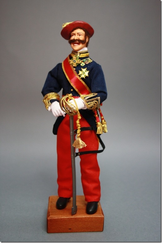 GENERAL TOMAS DE ZUMALACARREGUI – 1ª GUERRA CARLISTA Figura articulada Escala 1/10 madelman custom