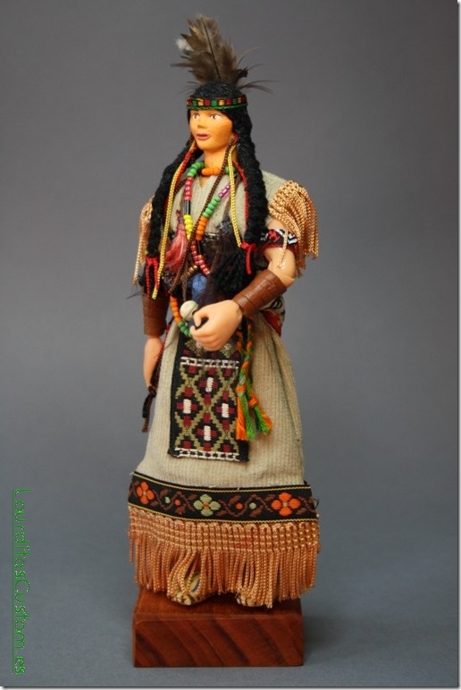 INDIA CHIPPEWA “Abedabun” Figura Articulada Escala 1/10 madelman custom