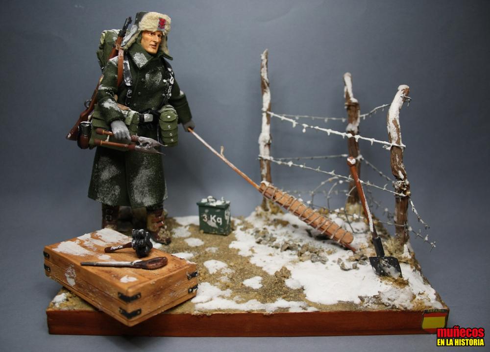 ZAPADOR DE LA DIVISION AZUL – Figura articulada Escala 1/10 madelman custom