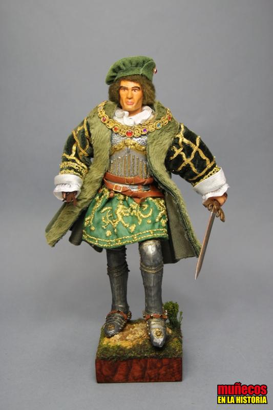 EL GRAN CAPITAN, GONZALO FERNÁNDEZ DE CÓRDOBA  s. XV – XVI  Figura articulada Escala 1/10 madelman custom