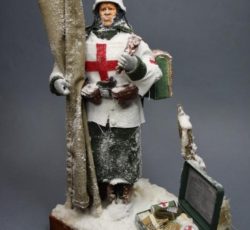 SANITARIO DE LA DIVISIÓN AZUL – Figura articulada Escala 1/10 madelman custom