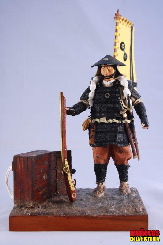 SOLDADO ASHIGARU, COMBATES DE CAGAYÁN 1582 – Figura articulada Escala 1/10 madelman custom