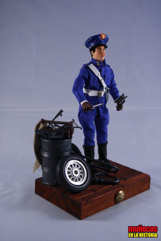 ARTILLERÍA,  CONDUCTOR ESCUELA AUTOMIVILÍSTICA – 1925 – Figuras articuladas Escala 1/10 madelman custom