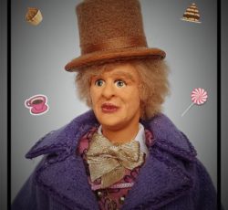 UN MUNDO DE FANTASÍA.                   WILLY WONKA EN LA FÁBRICA DE CHOCOLATE 1971.          MADELMAN CUSTOM