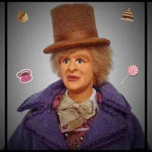 UN MUNDO DE FANTASÍA.                   WILLY WONKA EN LA FÁBRICA DE CHOCOLATE 1971.          MADELMAN CUSTOM