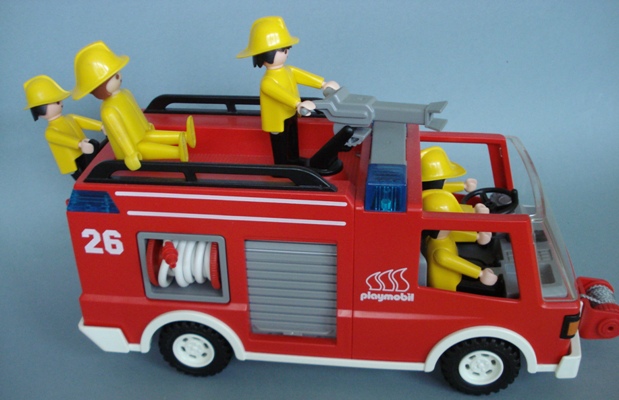 Playmobil 3880 - Camion de pompiers - playmobil