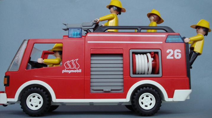 Playmobil 3880 - Camion de pompiers - playmobil